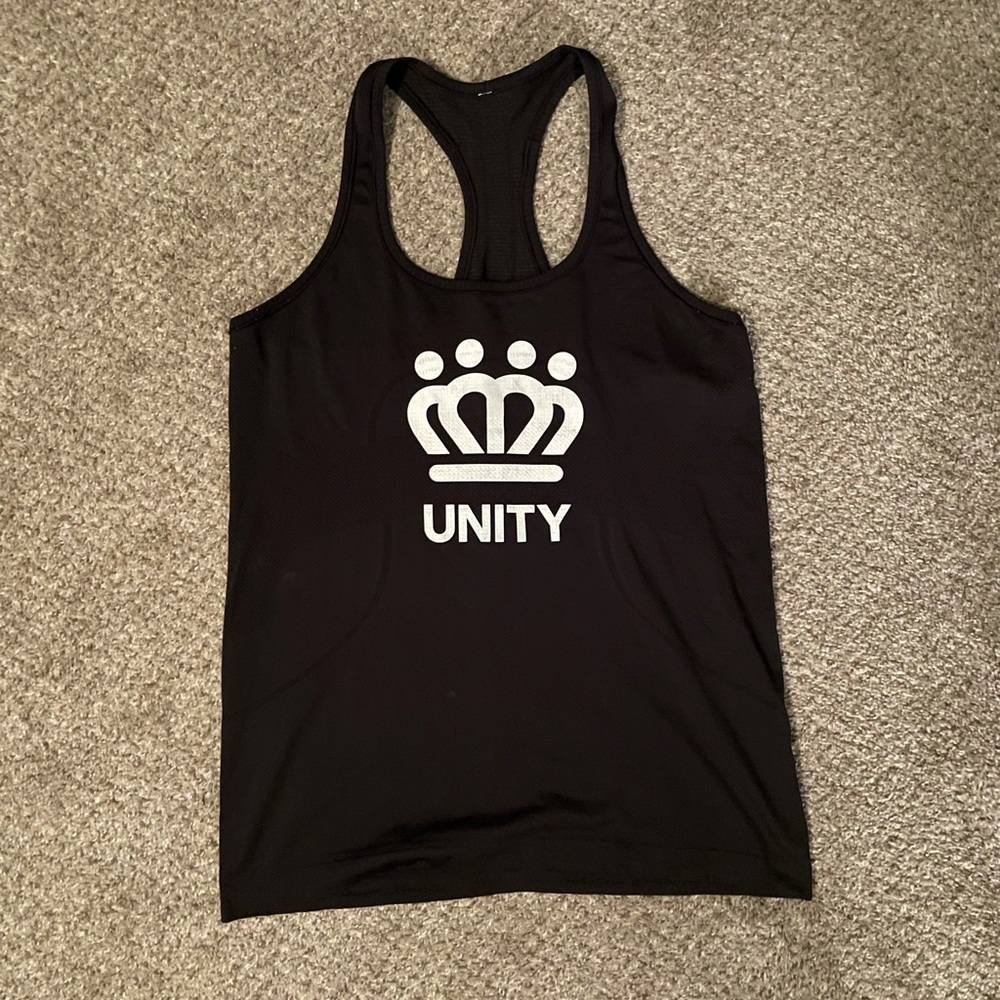 Rare lululemon Charlotte NC Unity Tank top
